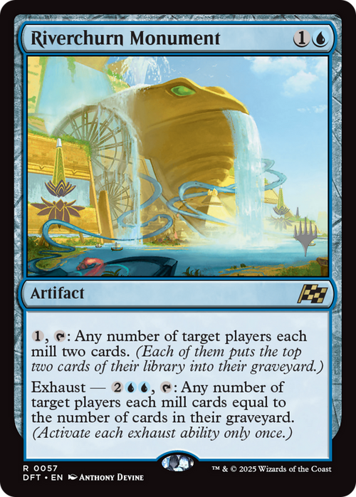 Riverchurn Monument (PPDFT-57P) - Promo Pack: Aetherdrift Foil