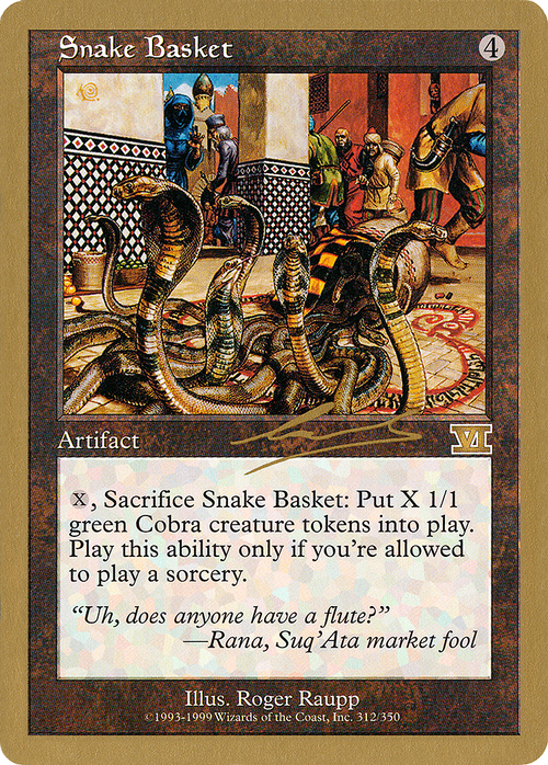 Snake Basket - 2000 Nicolas Labarre (6ED) (WCD-) - World Championship Decks 2000