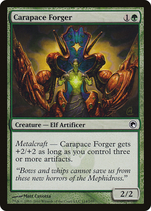 Carapace Forger (SOM-114) - Scars of Mirrodin