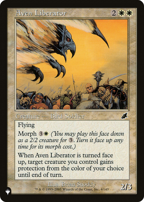 Aven Liberator (LIST-SCG-4) - The List