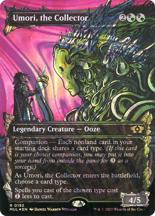 Umori, the Collector (Halo Foil) (MUL-192) - Multiverse Legends: (Showcase) (Borderless) Foil