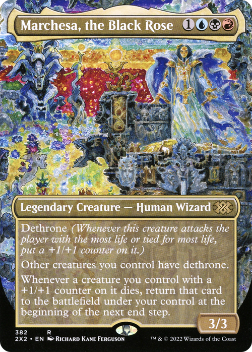 Marchesa, the Black Rose (Borderless) (2X2-382) - Double Masters 2022 Foil