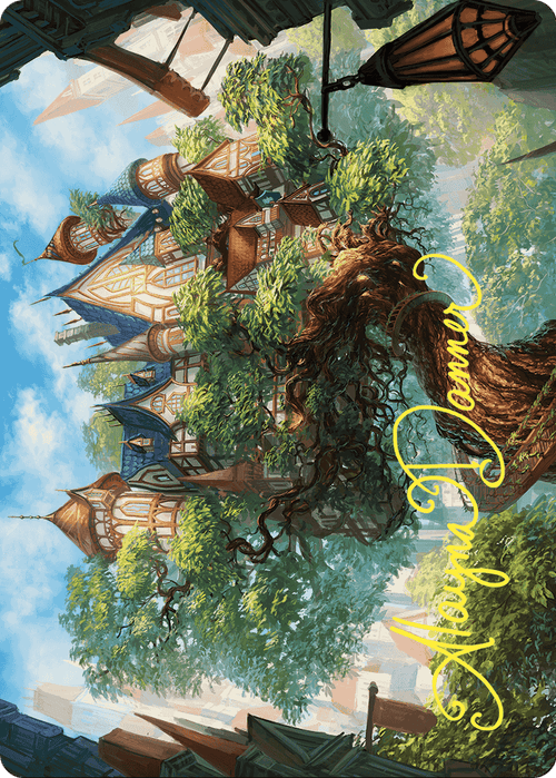 Edgewall Inn // Edgewall Inn (AWOE-046) - Wilds of Eldraine Art Series (Borderless) Foil