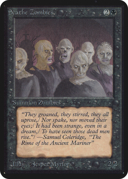 Scathe Zombies (LEA-) - Limited Edition Alpha