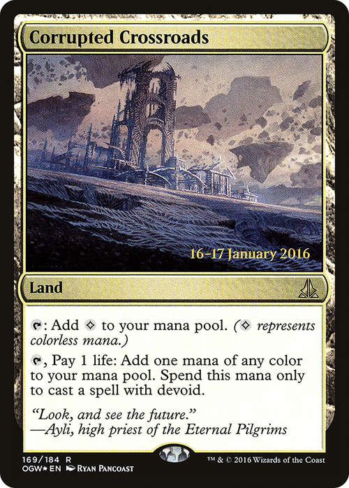 Corrupted Crossroads (PRE-169S) - Oath of the Gatewatch Promos Foil