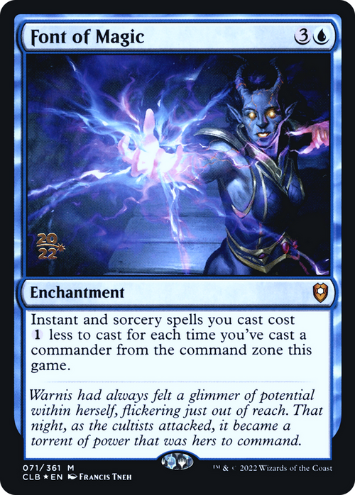 Font of Magic (PRE-071) - Battle for Baldur's Gate Promos Foil