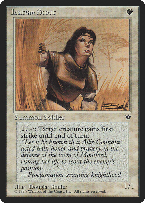 Icatian Scout (Shuler) (FEM-) - Fallen Empires