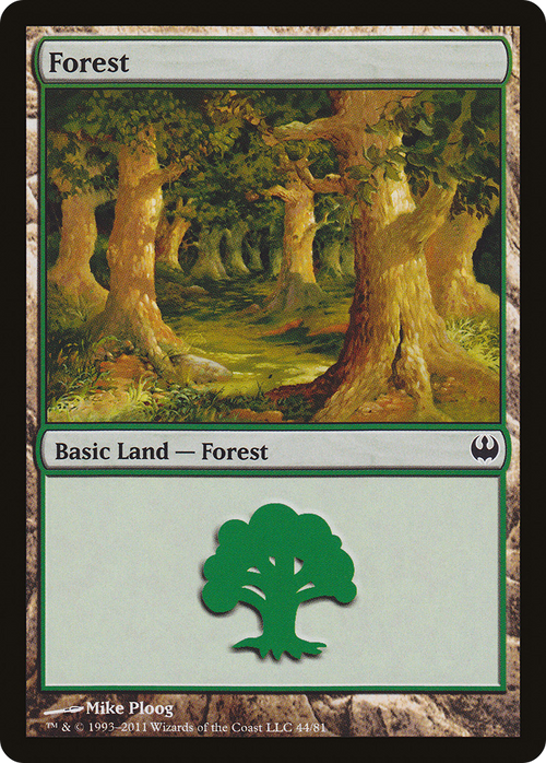 Forest (44) (DDG-044) - Duel Decks: Knights vs. Dragons