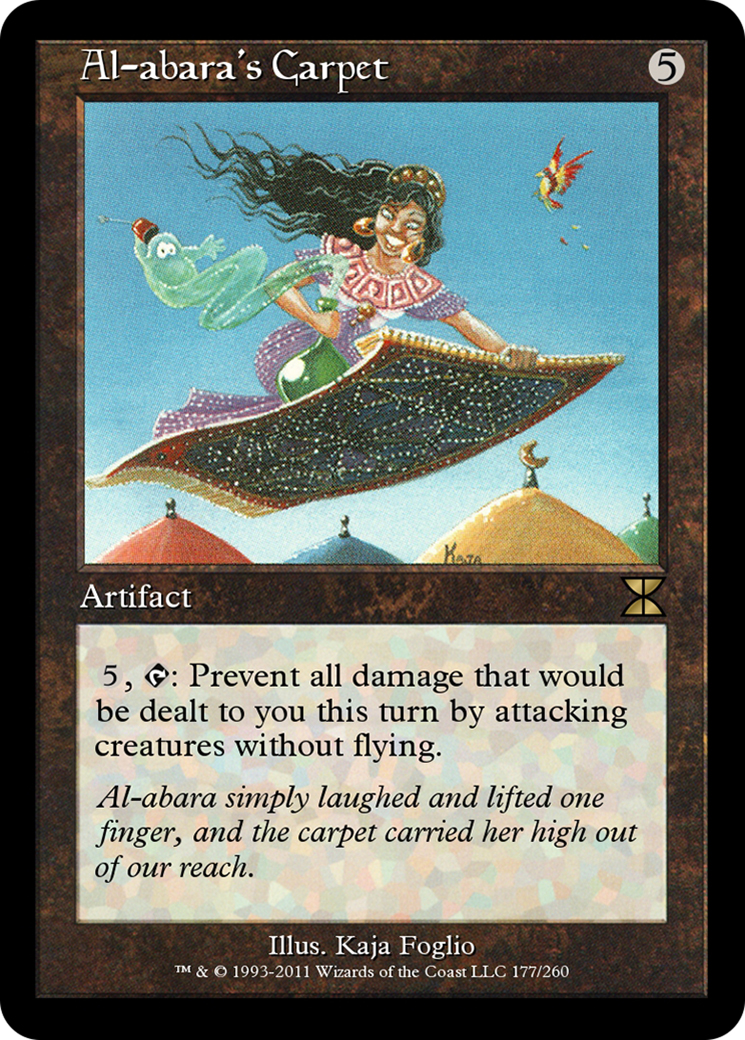 Al-abara's Carpet (ME4-177) - Masters Edition IV Foil