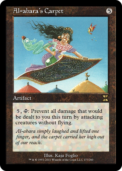 Al-abara's Carpet (ME4-177) - Masters Edition IV Foil