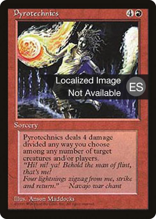 Pyrotechnics (4BB-) - Fourth Edition Foreign Black Border
