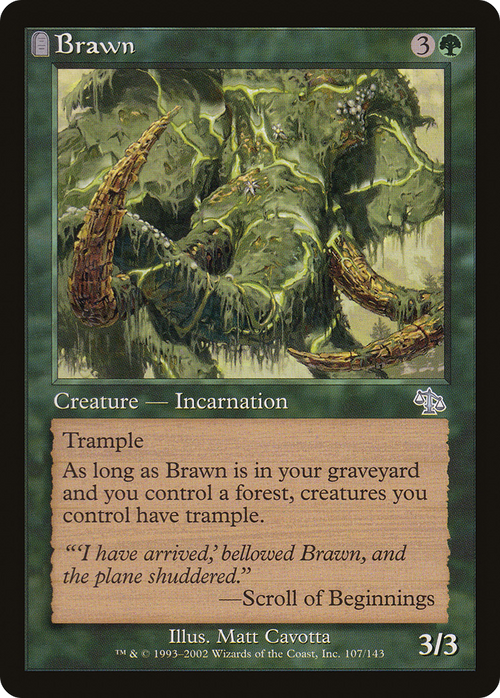 Brawn (JUD-107) - Judgment: (tombstone) Foil