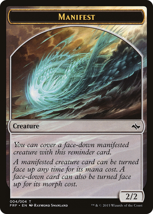 Manifest Token (FRF-004) - Fate Reforged Tokens