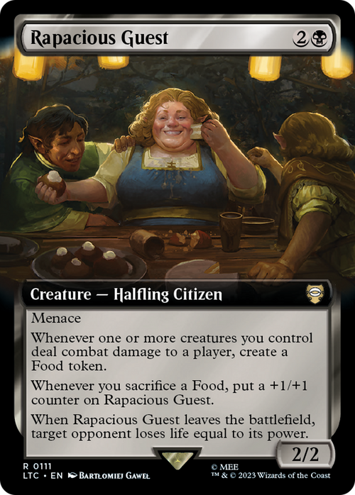 Rapacious Guest (Extended Art) (LTC-111) - Tales of Middle-earth Commander: (Extended Art) Foil