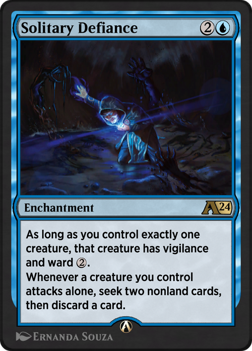 Solitary Defiance (YOTJ-007) - Alchemy: Outlaws of Thunder Junction