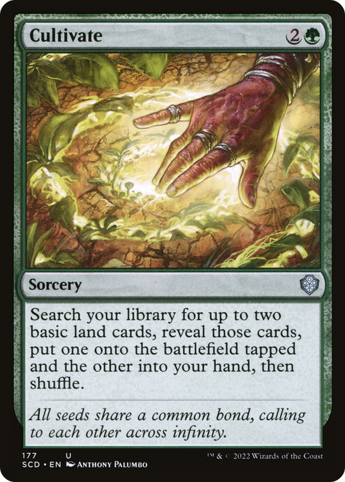 Cultivate (SCD-177) - Starter Commander Decks