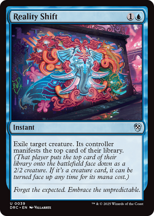 Reality Shift (DRC-039) - Commander: Aetherdrift