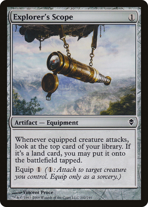Explorer's Scope (ZEN-202) - Zendikar Foil