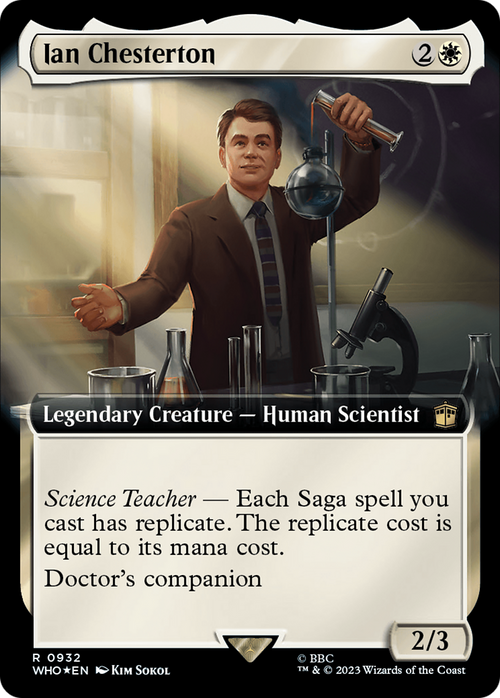 Ian Chesterton (Extended Art) (Surge Foil) (WHO-932) - Doctor Who: (Extended Art) Foil
