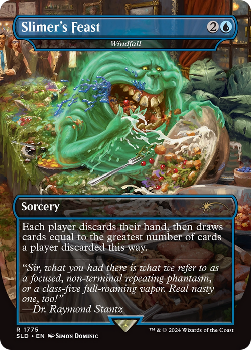 Slimer's Feast - Windfall (SLD-1775) - Secret Lair Drop / Slimer's Feast (Borderless)