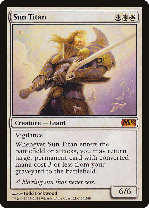 Sun Titan (M12-039) - Magic 2012 Foil