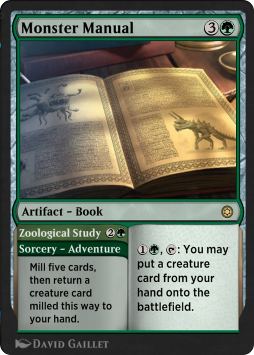 Monster Manual // Zoological Study (HBG-217) - Alchemy Horizons: Baldur's Gate