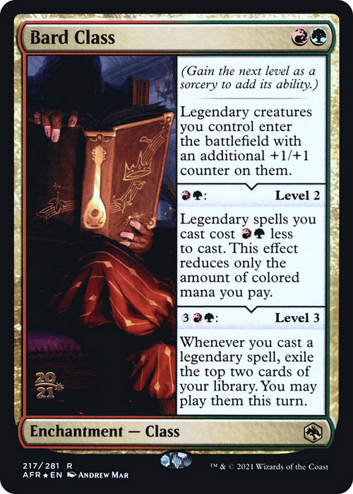 Bard Class (PRE-217S) - Adventures in the Forgotten Realms Promos Foil