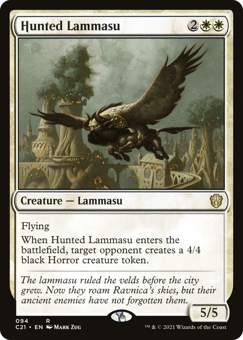Hunted Lammasu (C21-094) - Commander 2021