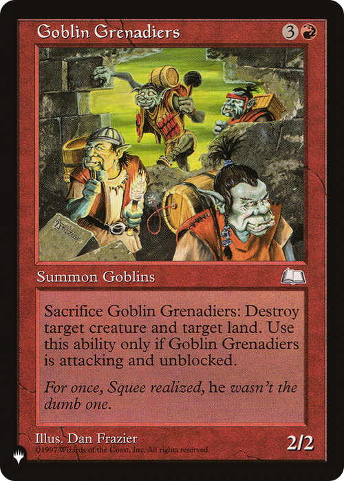 Goblin Grenadiers (LIST-WTH-104) - The List