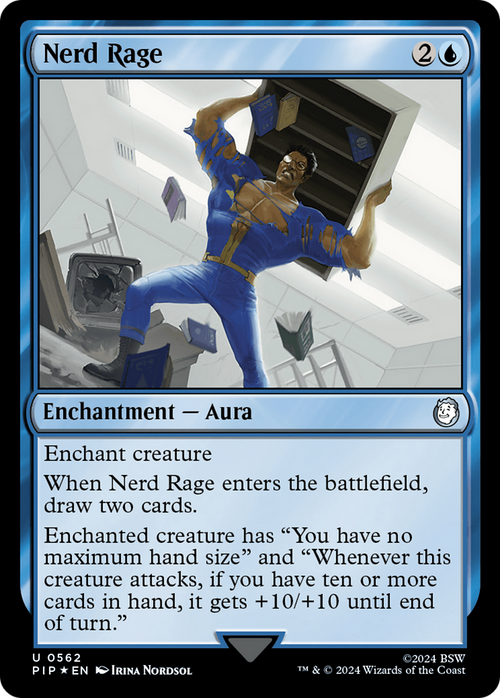 Nerd Rage (Surge Foil) (PIP-562) - Fallout Foil