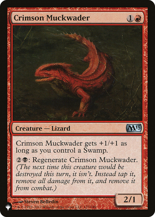 Crimson Muckwader (LIST-M13-127) - The List
