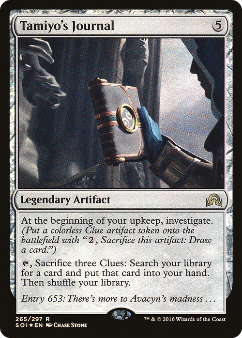 Tamiyo's Journal (Entry 653) (SOI-265) - Shadows over Innistrad Foil