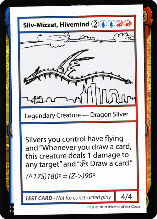 Sliv-Mizzet, Hivemind (No PW Symbol) (CMB1-099) - Mystery Booster Playtest Cards 2021
