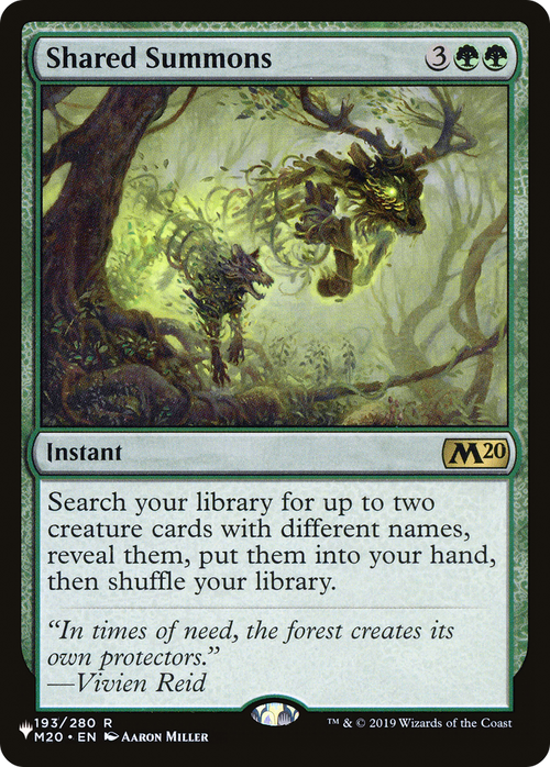 Shared Summons (LIST-193/280) - The List