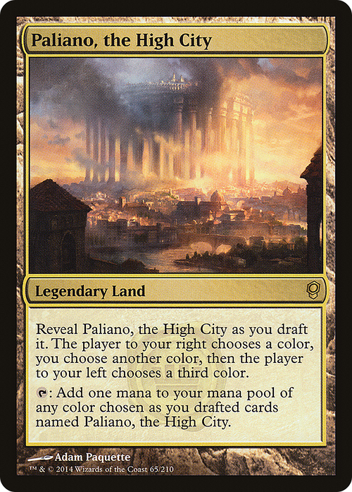 Paliano, the High City (CNS-065) - Conspiracy Foil