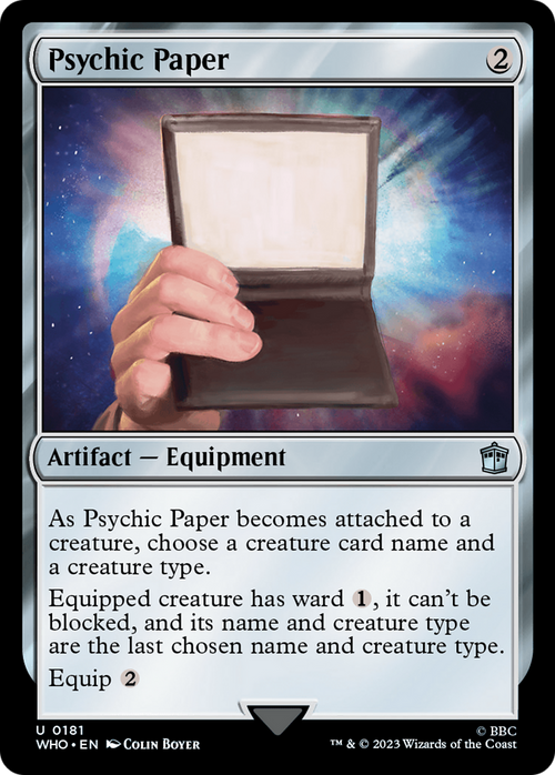 Psychic Paper (WHO-181) - Doctor Who