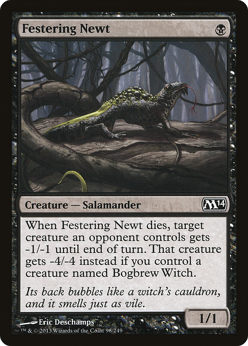 Festering Newt (M14-098) - Magic 2014