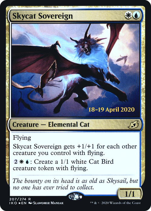 Skycat Sovereign (PRE-207S) - Ikoria: Lair of Behemoths Promos Foil