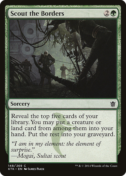 Scout the Borders (KTK-148) - Khans of Tarkir Foil