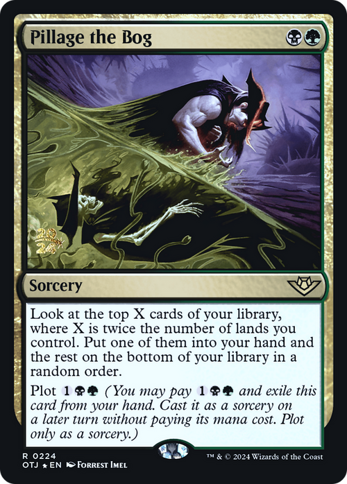 Pillage the Bog (PRE-224) - Outlaws of Thunder Junction Promos Foil
