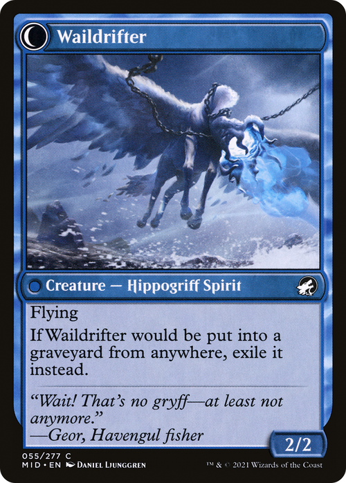 Galedrifter (MID-055) - Innistrad: Midnight Hunt: (Double Faced Transform) Foil