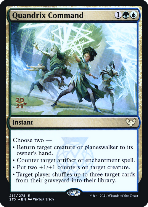 Quandrix Command (PRE-217S) - Strixhaven: School of Mages Promos Foil