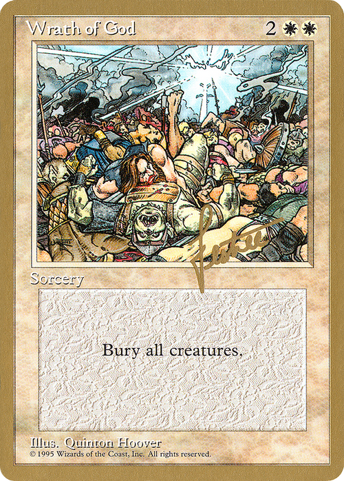 Wrath of God - 1996 Bertrand Lestree (4ED) (WCD-) - Pro Tour Collector Set
