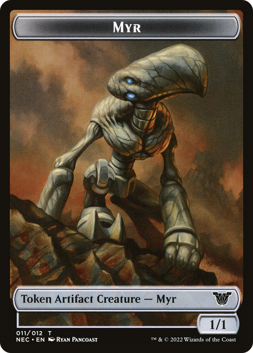 Myr (TNEC-011) - Neon Dynasty Commander Tokens Foil