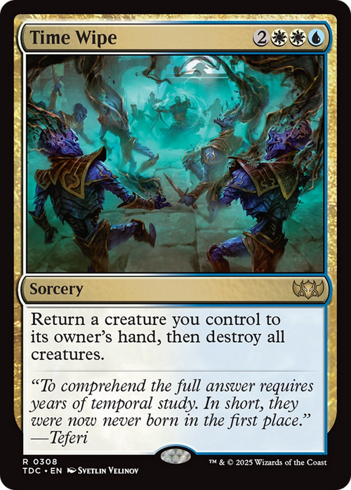 Time Wipe (TDC-308) - Commander: Tarkir: Dragonstorm