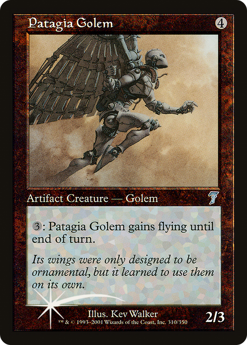 Patagia Golem (7ED-310) - 7th Edition
