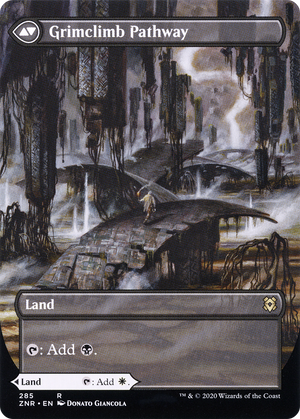 Brightclimb Pathway (Borderless) (ZNR-285) - Zendikar Rising: (Showcase) Foil