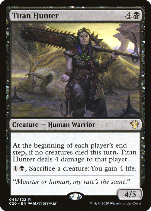 Titan Hunter (C20-048) - Commander 2020
