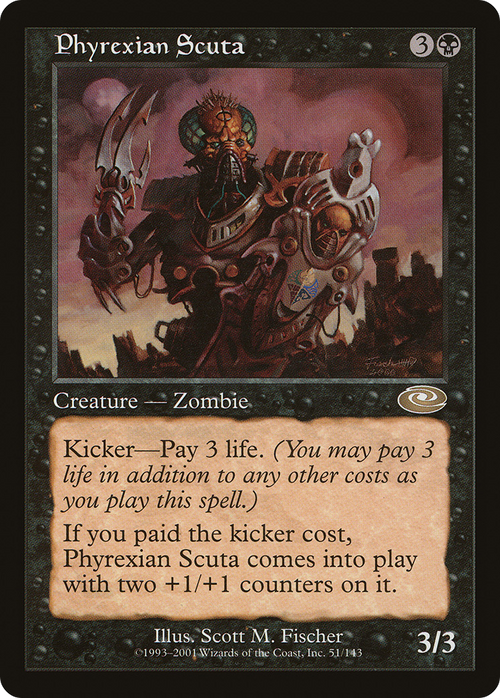 Phyrexian Scuta (PLS-051) - Planeshift Foil