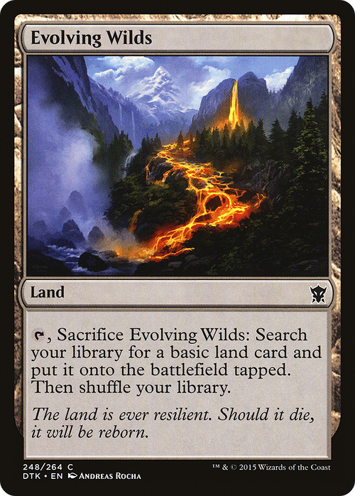 Evolving Wilds (DTK-248) - Dragons of Tarkir